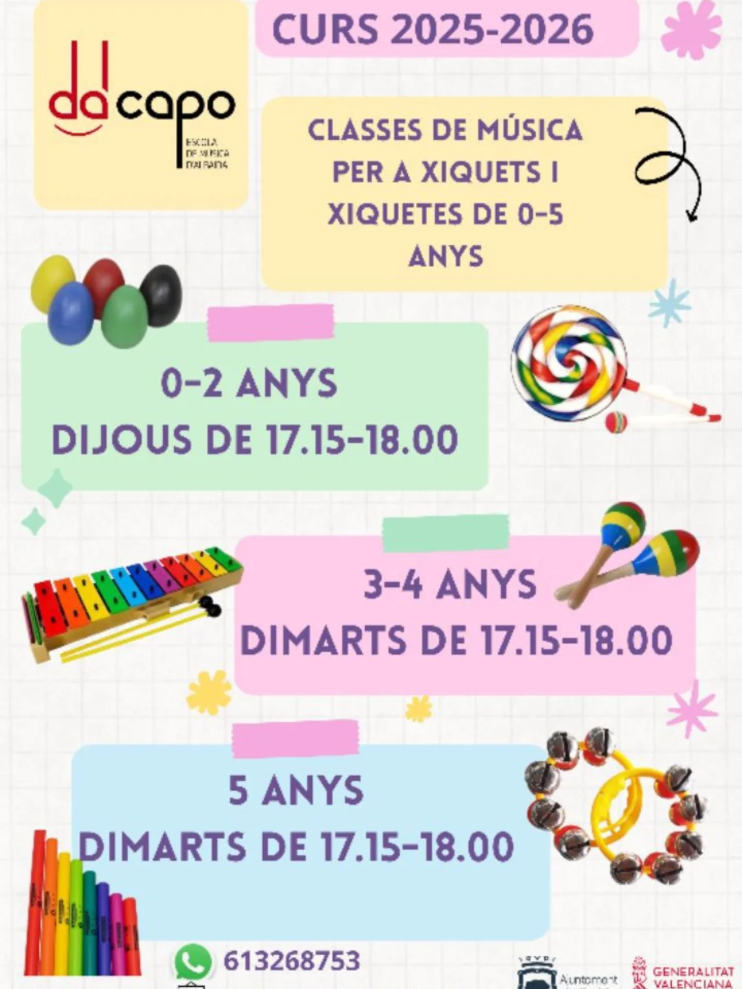 Cartell o activitat musical