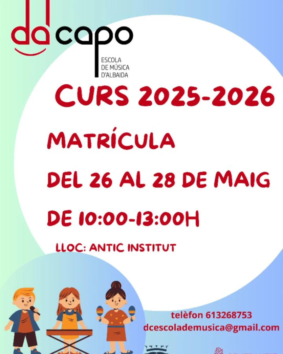 Cartell o activitat musical