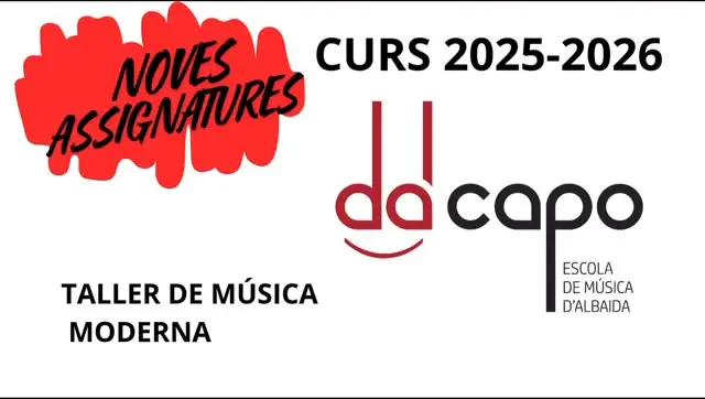 Cartell o activitat musical
