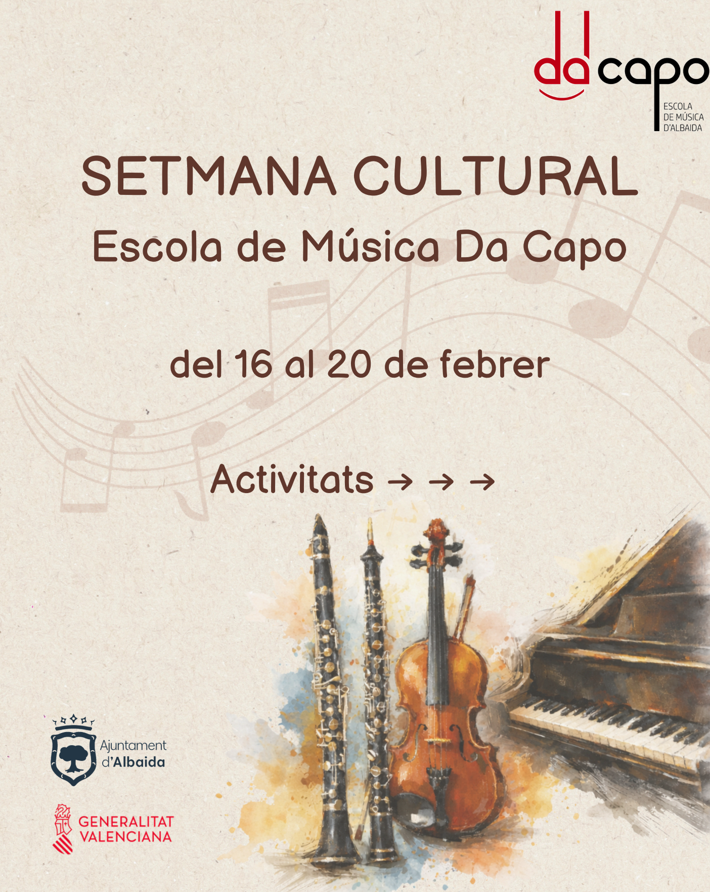 Cartell de la Setmana Cultural